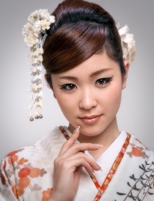 成人の振袖の写真